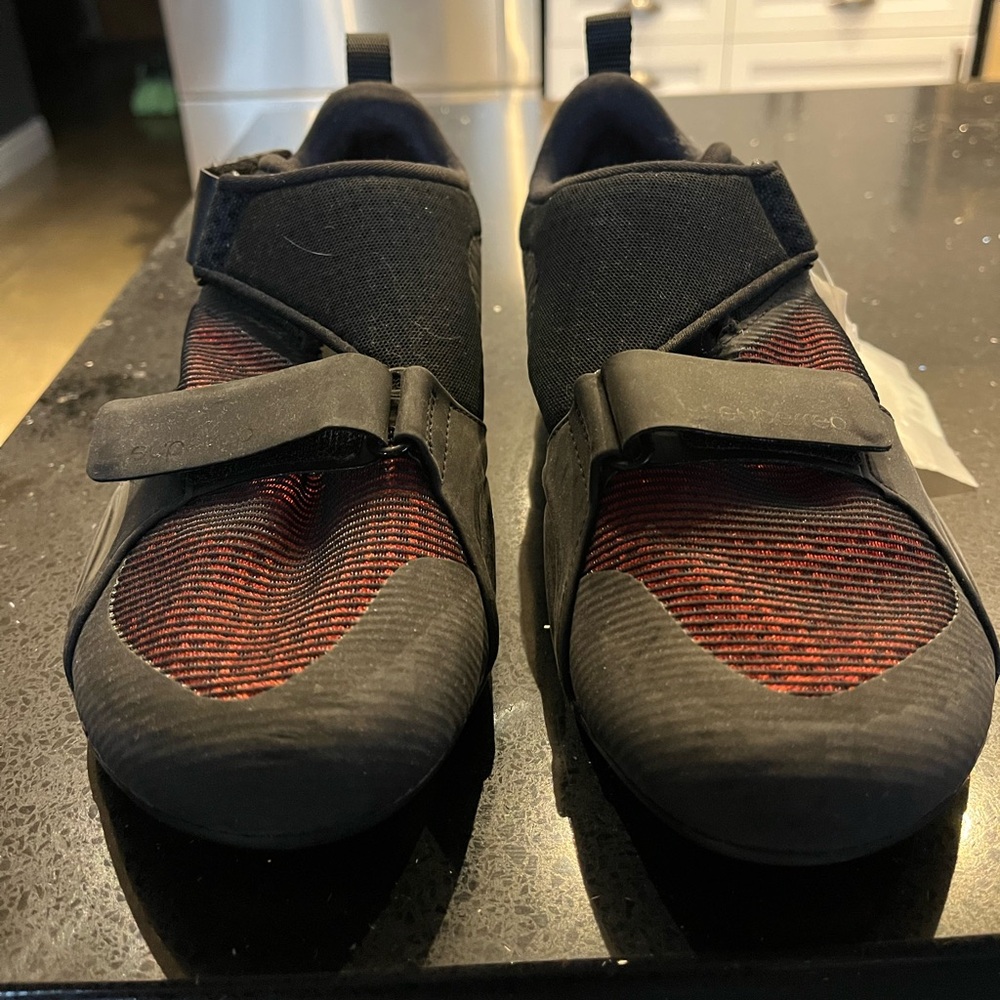 Nike Black and Red Indoor Cycling Shoes - Brand New